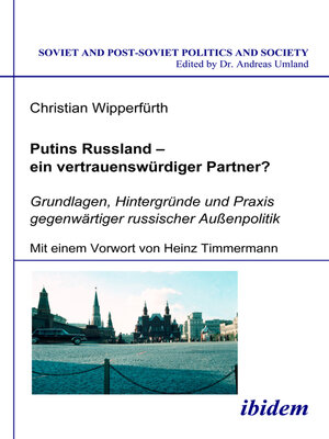 cover image of Putins Russland--ein vertrauenswürdiger Partner?